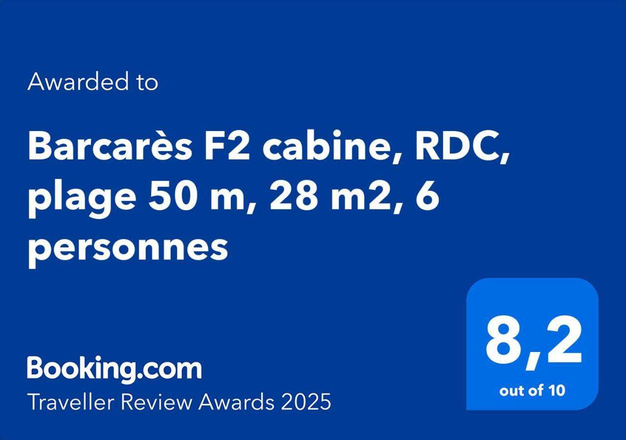 Barcares F2 Cabine, Rdc, Plage 50 M, 28 M2, 6 Personnes Le Barcarès Zewnętrze zdjęcie